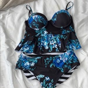 Two piece bathing suit